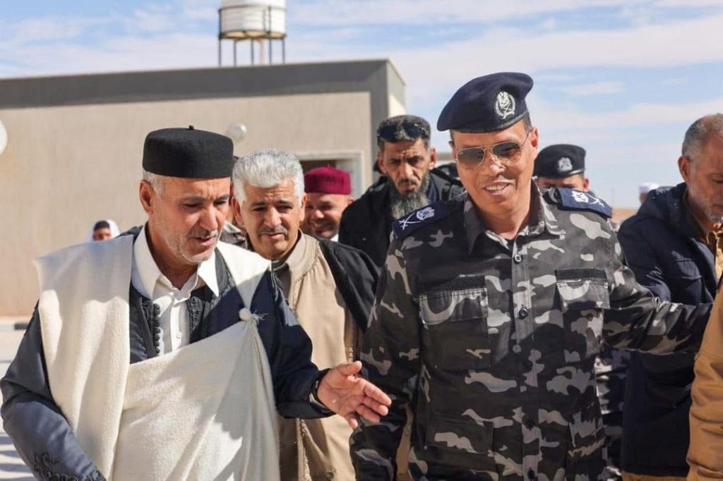 اللواء عبد الحكيم الخيتوني في زيارة رسمية لقبيلة أولاد أبوسيف ويدشّن مدرسة تعليمية جديدة